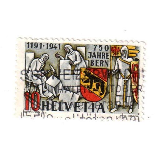 Timbre Oblitéré : Suisse