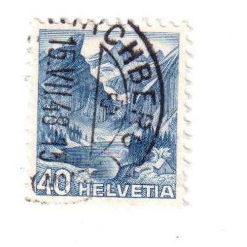 Timbre Oblitéré : Suisse