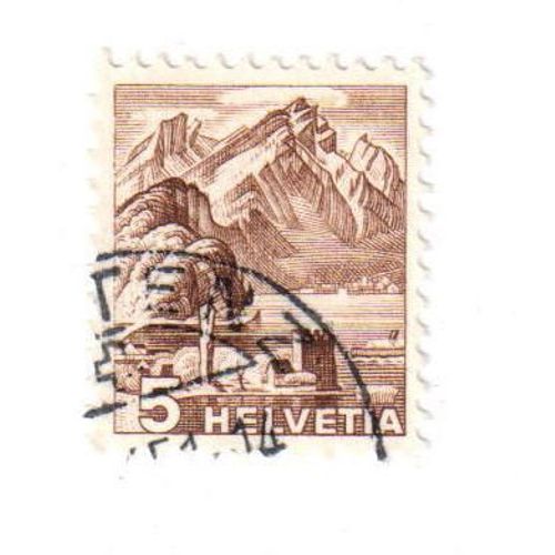 Timbre Oblitéré : Suisse