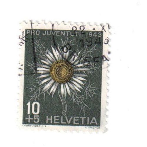 Timbre Oblitéré : Suisse