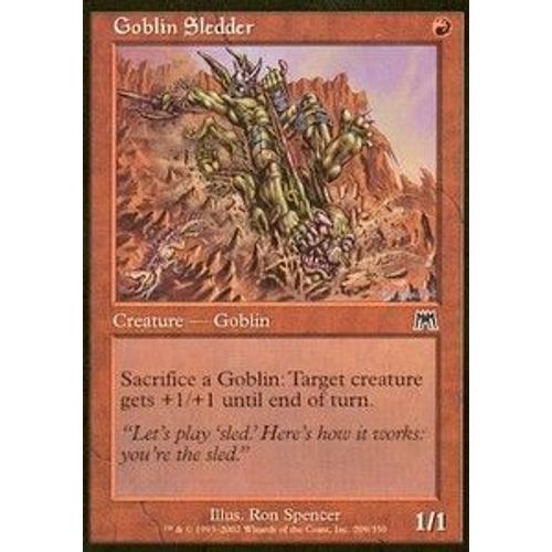 Magic The Gathering - Lugeur Gobelin (Goblin Sledder) - Carnage - Commune