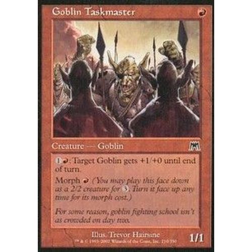 Magic The Gathering - Surveillant Gobelin (Goblin Taskmaster) - Carnage - Commune