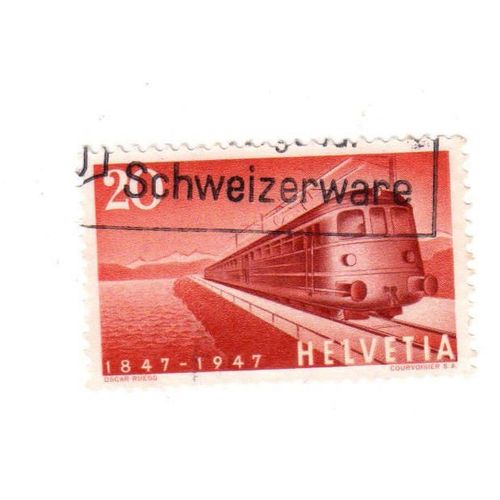 Timbre Oblitéré : Suisse