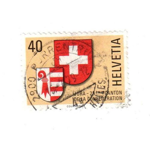 Timbre Oblitéré : Suisse