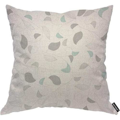 Housse De Coussin En Forme De Feuilles, Motif Baroque, Croquis, Branche, Élégance, Nature, Branche Botanique, 45,7 X 45,7 Cm, Décoration Pour Homme, Femme, Garçon, Fille, Chambre,