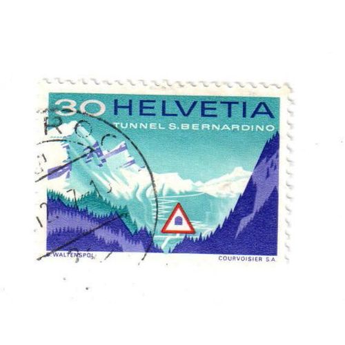 Timbre Oblitéré : Suisse