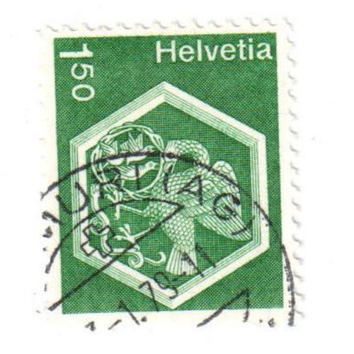 Timbre Oblitéré : Suisse