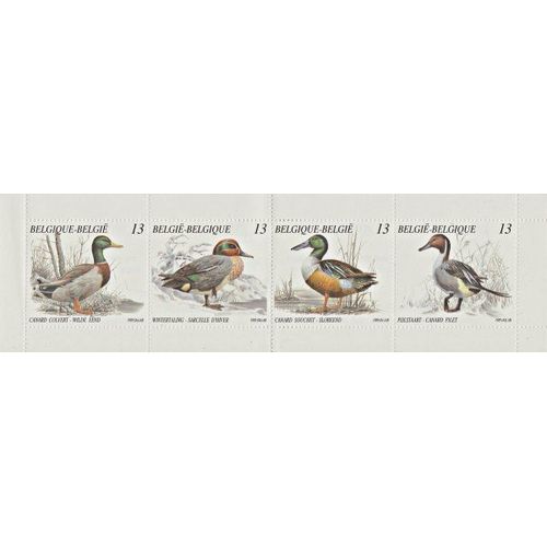 Carnet Belgique "Canards Sauvages" 1989