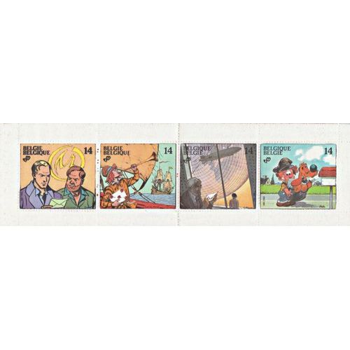 Carnet "Bandes Dessinées" Belgique 1991