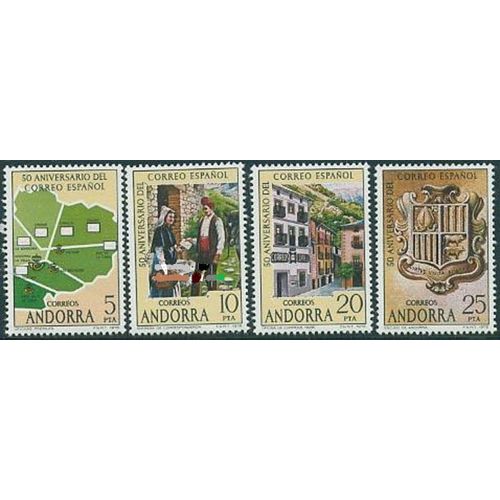 Bloc Feuillet "Courrier Espagnol" Andorre 1978