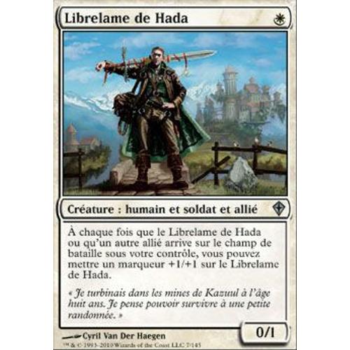 Librelame De Hada ( Hada Freeblade ) - Magic Mtg - Worldwake Vf Mint 7 - U