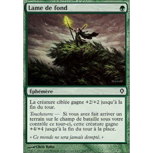 Lame De Fond ( Groundswell ) - Magic Mtg - Worldwake Vf Mint 104 - C