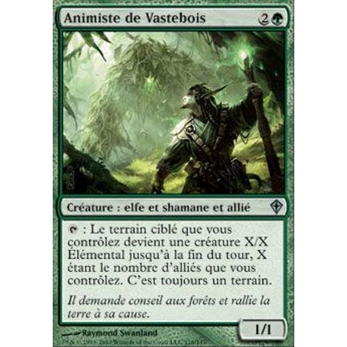 Animiste De Vastebois ( Vastwood Animist ) - Magic Mtg - Worldwake Vf Mint 116 - U