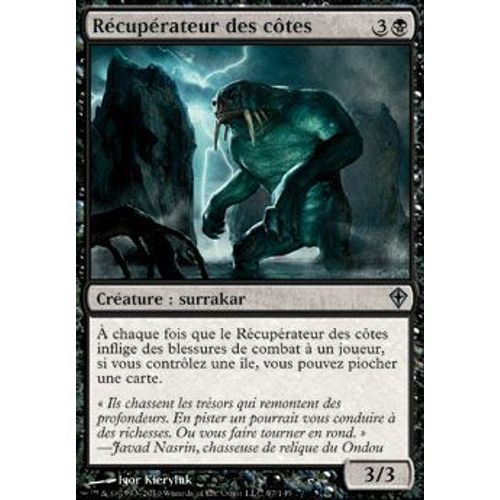Récupérateur Des Côtes ( Shoreline Salvager ) - Magic Mtg - Worldwake Vf Mint 67 - U