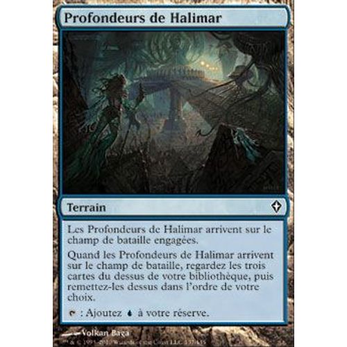 Profondeurs De Halimar ( Halimar Depths ) - Magic Mtg - Worldwake Vf Mint 137 - C