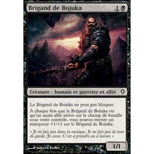 Foil Premium Brigand De Bojuka  - Magic Mtg - Worldwake Vf Mint 51 - C