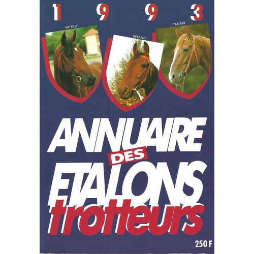 Annuaire Des Etalons Trotteur 1993