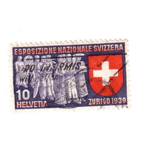 Timbre Oblitéré : Suisse