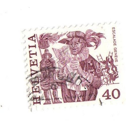 Timbre Oblitéré : Suisse