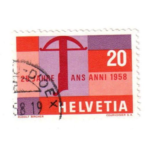 Timbre Oblitéré : Suisse