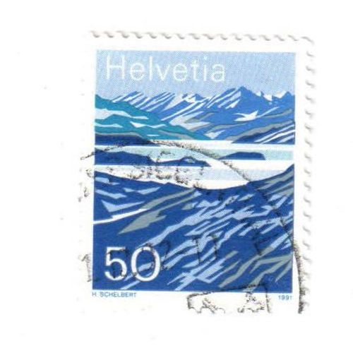 Timbre Oblitéré : Suisse