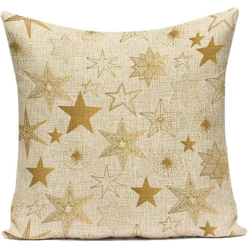 Taie D'oreiller, Housse De Coussin En Forme D'arbre De Maison De Dessin Animé 18 X 18 Pouces, Housse De Coussin Carrée En Lin Pour Salon, Canapé, Lit, Beige #3 45 X 45 Cm, Beige #3