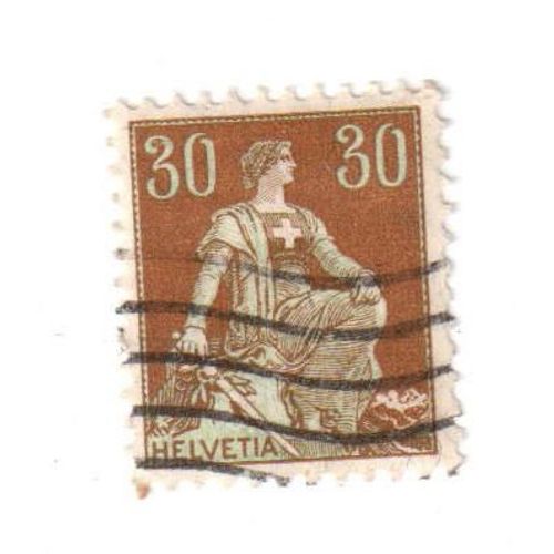 Timbre Oblitéré : Suisse