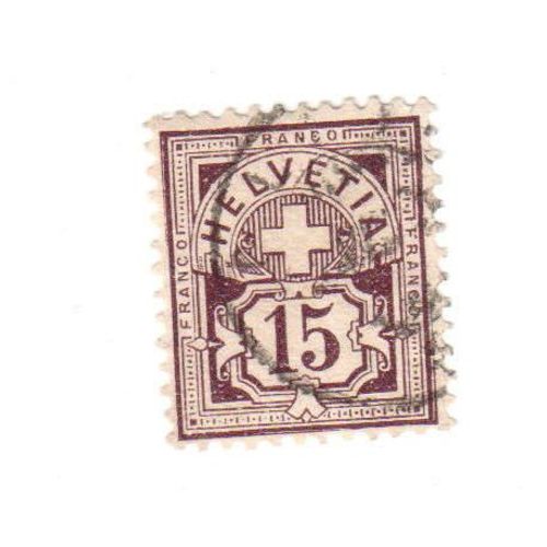 Timbre Oblitéré : Suisse