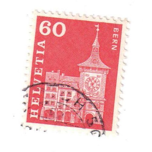 Timbre Oblitéré : Suisse