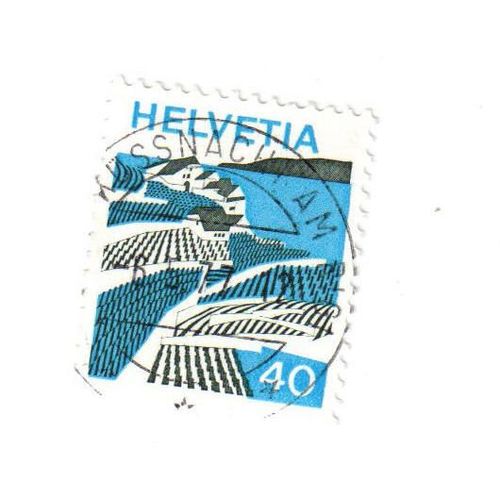 Timbre Oblitéré : Suisse