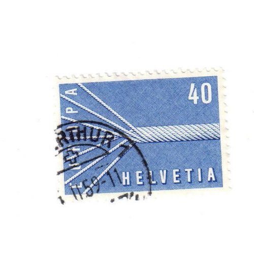 Timbre Oblitéré : Suisse