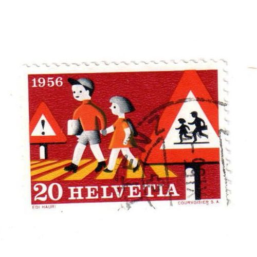 Timbre Oblitéré : Suisse