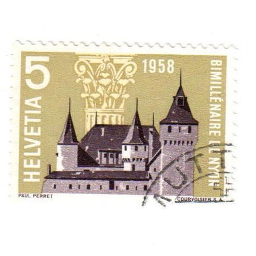 Timbre Oblitéré : Suisse