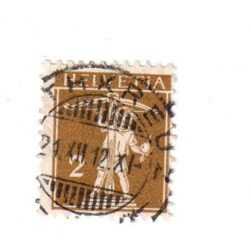 Timbre Oblitéré : Suisse