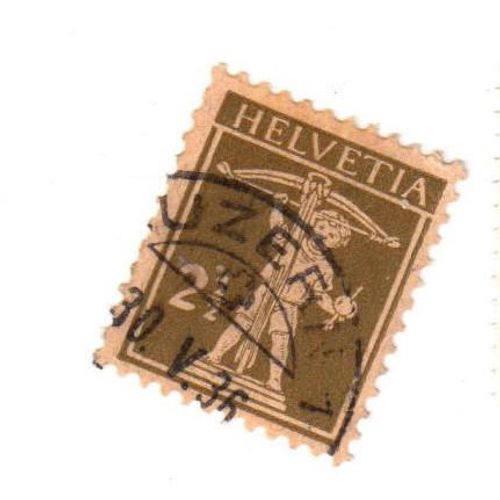 Timbre Oblitéré : Suisse