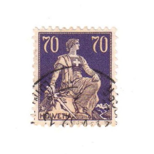 Timbre Oblitéré : Suisse
