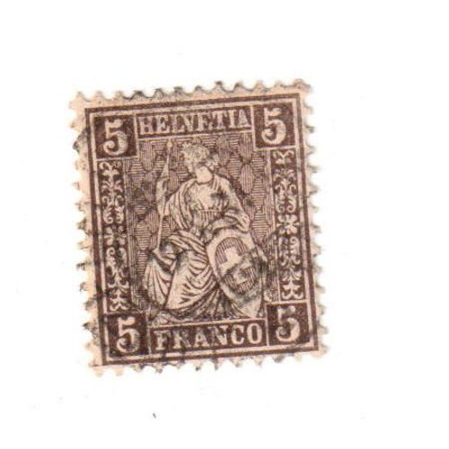 Timbre Oblitéré : Suisse