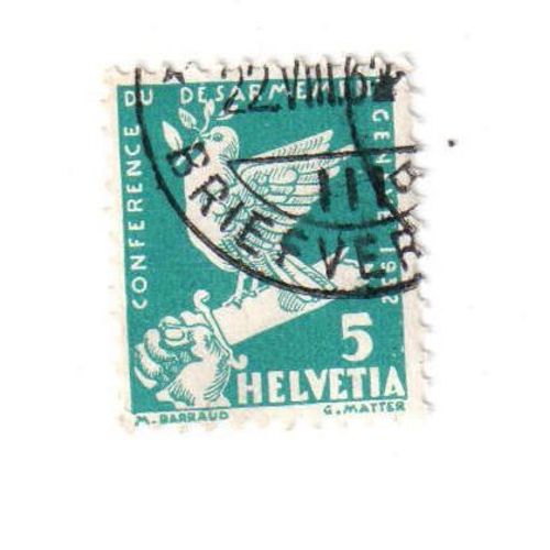 Timbre Oblitéré : Suisse
