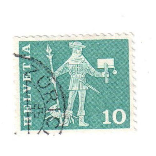 Timbre Oblitéré : Suisse