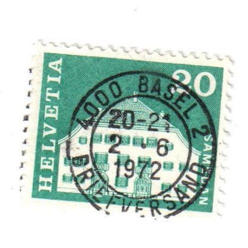 Timbre Oblitéré : Suisse