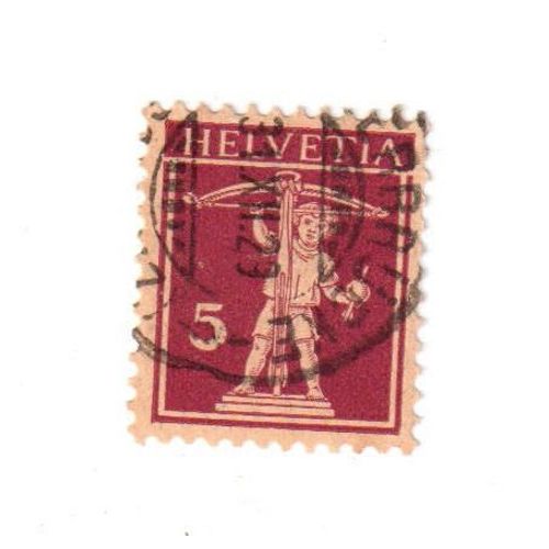 Timbre Oblitéré : Suisse