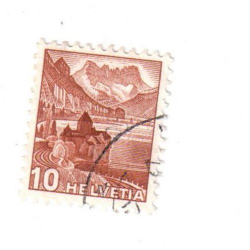 Timbre Oblitéré : Suisse