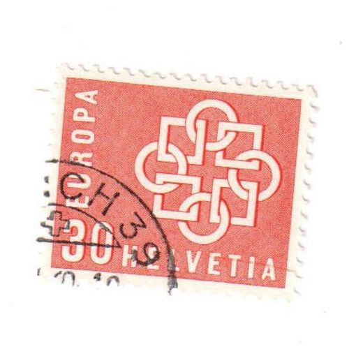 Timbre Oblitéré : Suisse