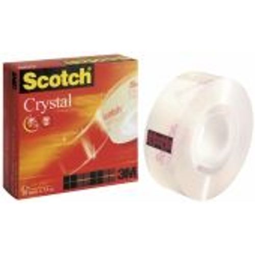 3M Scotch Ruban  adhésif Crystal Clear 600, 19 mm x 33 m