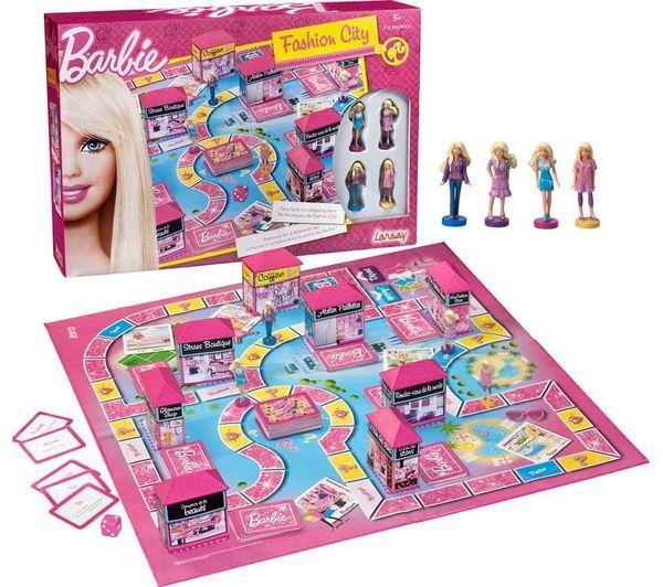 Barbie fashion city board 2024 game