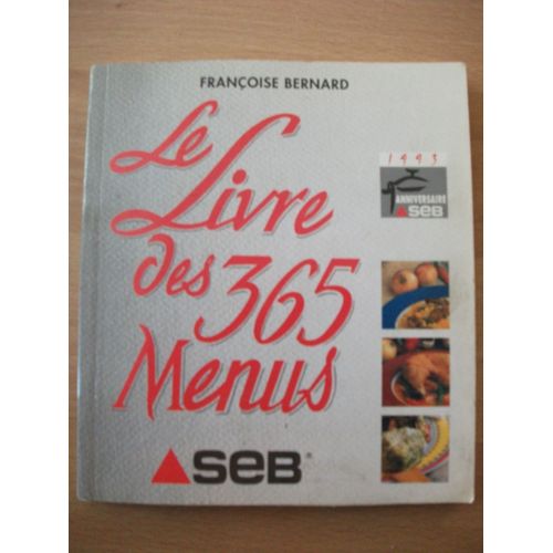 Le Livre Des 365 Menus