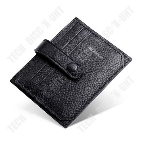 TD® Men's wallet leather card bag multi card space head layer cowhide card holder anti-theft brush cowhide large bills ID bag