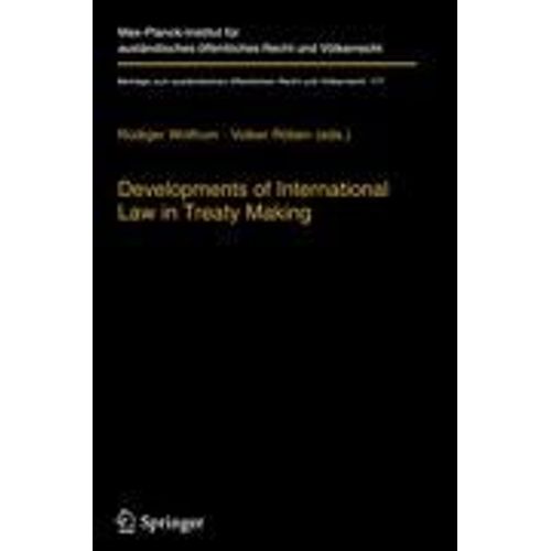 Developments Of International Law In Treaty Making