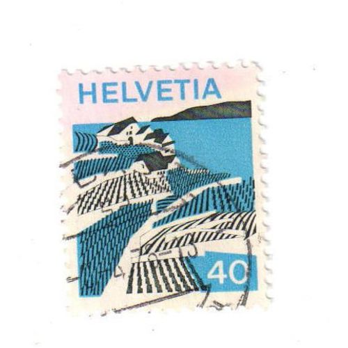 Timbre Oblitéré : Suisse