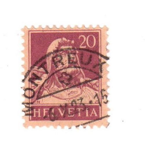 Timbre Oblitéré : Suisse
